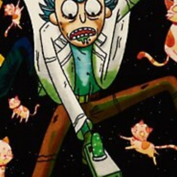 Rick & Morty Portal Gun Infinite Void Schrodinger Cat Soft 46"x60" Throw Blanket - Picture 7 of 8